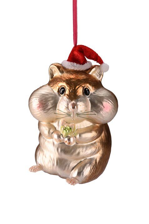 Decorazione in vetro Hamster