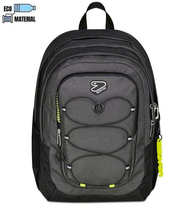 Zaino Scuola Tech Line Grey - La Sibilla