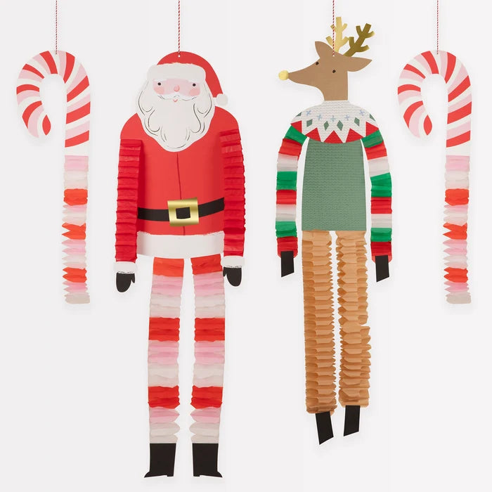 Set di decorazioni Santa & Reindeer