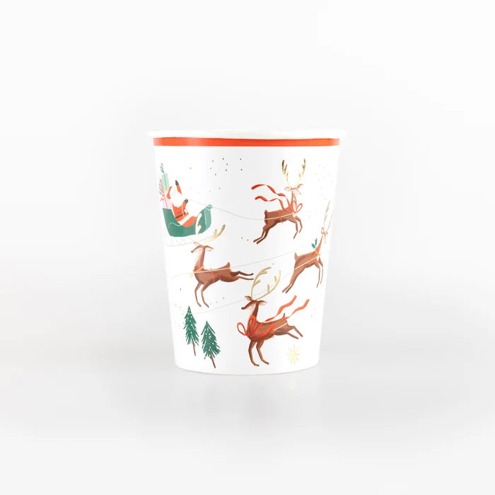 Set di bicchieri Babbo Natale