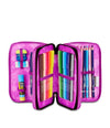 Astuccio Scuola 3 zip Shadow of Color Pink