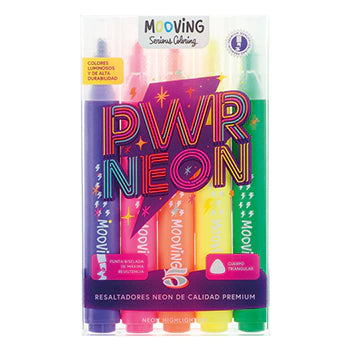 Set da 5 Evidenziatori Neon