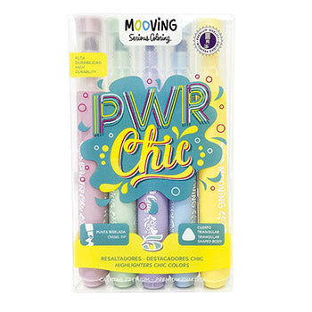 Set da 5 Evidenziatori Chic
