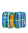 Astuccio Scuola 3 zip Glowgame - La Sibilla