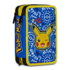 Astuccio Scuola 3 zip Pokemon
