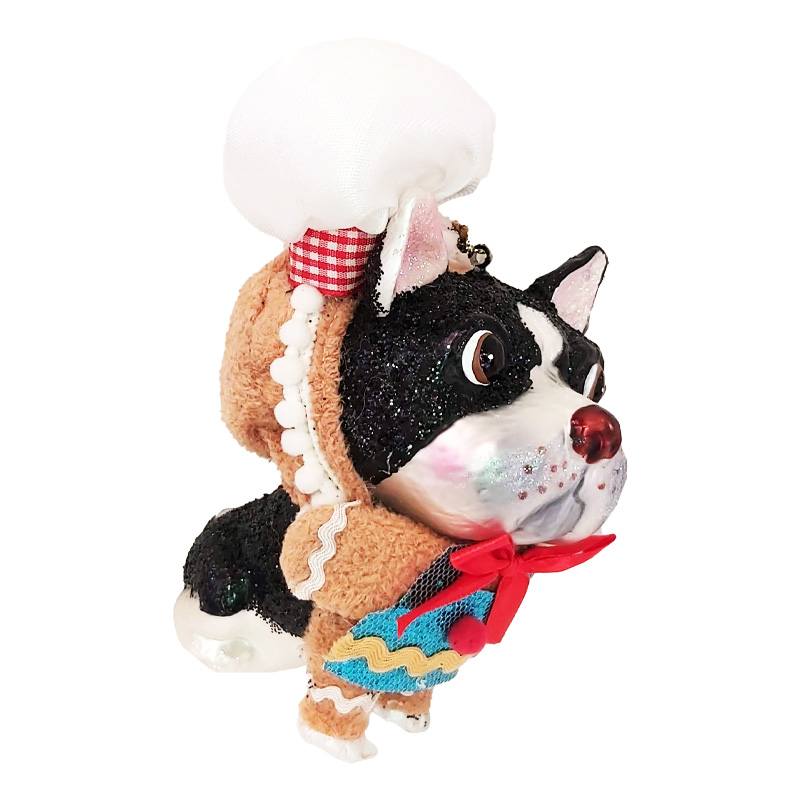 Decorazione per Albero di Natale vetro Bulldog Doggo - La Sibilla