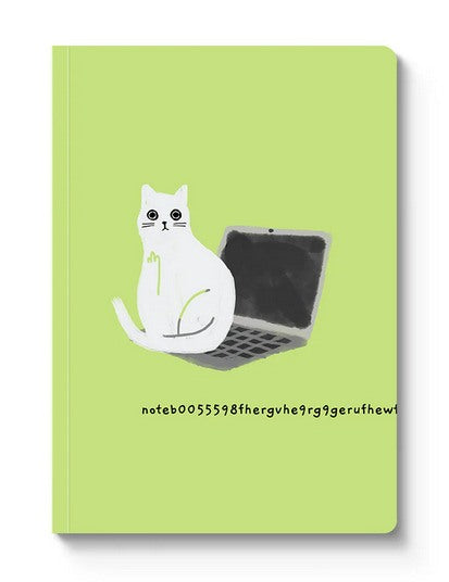 Notebook A5 Laptop Cat - La Sibilla