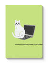 Notebook A5 Laptop Cat - La Sibilla