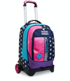 TROLLEY Scuola JACK Seven&reg; 2 RUOTE - Pinking Blue - La Sibilla