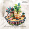 Biglietto Pop Up Potted Plants Pirouettes Santoro - La Sibilla