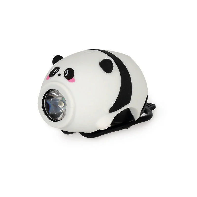 Luce anteriore per bici con campanello Panda - Legami - La Sibilla