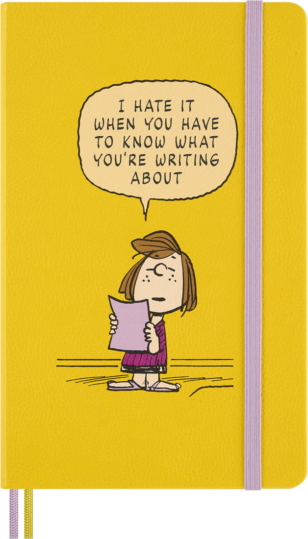 Taccuino Large a righe Peanuts Giallo Moleskine - La Sibilla