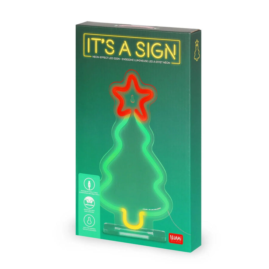 Lampada effetto neon It's a Sign - Xmas Tree - La Sibilla