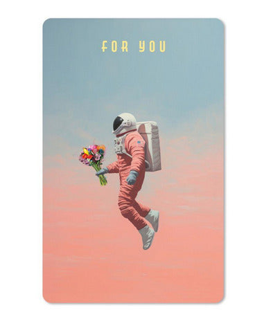 Biglietto Cartolina Lunacard Astronaut - La Sibilla