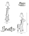 Lampada Bonita l'Unicorno - Happy Lamps - La Sibilla