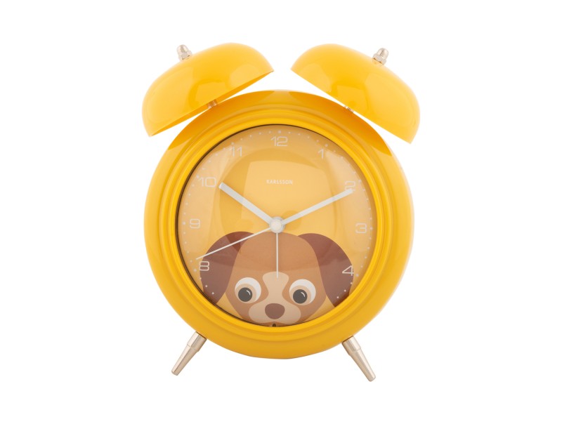 Orologio sveglia Peekaboo Dog - Present Time - La Sibilla