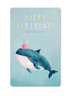 Biglietto Cartolina Lunacard Birthday Whale - La Sibilla