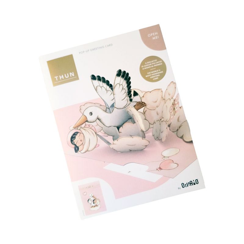 Biglietto pop up Nascita Lei - Thun x Origamo - La Sibilla