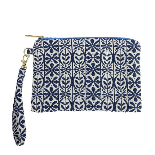 Trousse in Cotone Majoie Blue/White - La Sibilla