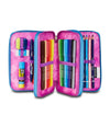 Astuccio Scuola 3 zip Quick Graffiti Girl - Seven - La Sibilla