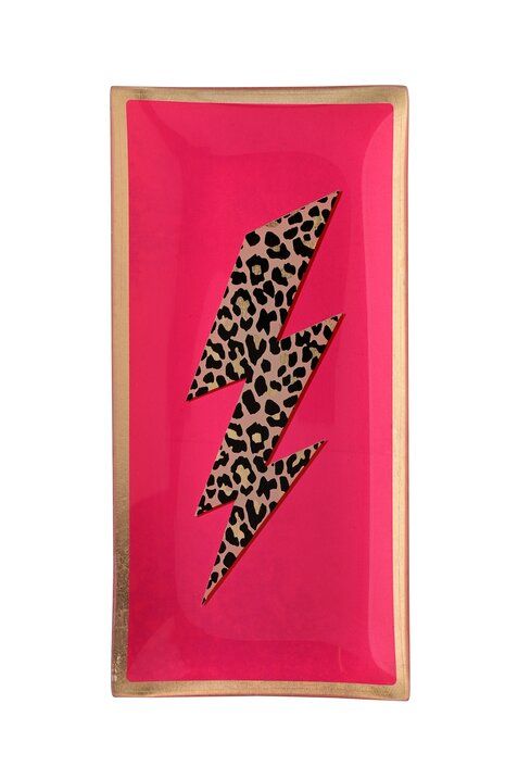 Piatto in vetro Lightning Bolt Gift Company - La Sibilla