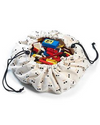 Sacco Porta Giochi e Tappeto 2 in 1 in cotone Play&amp;Go - Ciliegie - - La Sibilla