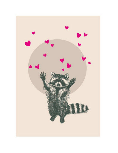 Biglietto Cartolina Yay Cards Waschbar Herzen - La Sibilla