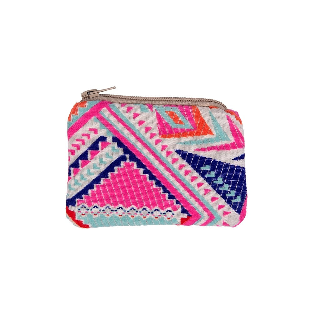 Portamonete con zip Ibiza Pink - Artebene - La Sibilla