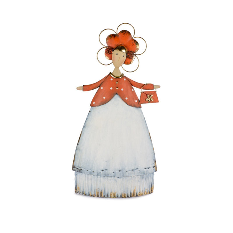 Lady decorativa arancione Baden - La Sibilla