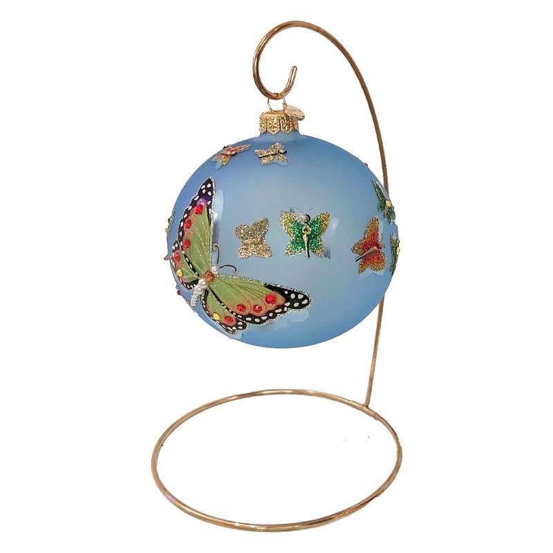 Decorazione per Albero di Natale vetro ButterFly - La Sibilla