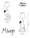Lampada Mingo il Fenicottero - Happy Lamps - La Sibilla