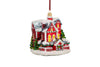 Decorazione per albero di Natale in vetro Xmas House - Huras Family - La Sibilla