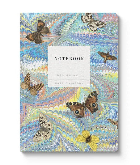 Notebook A5 Butterfly Blue - La Sibilla