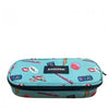 Astuccio Scuola Oval Nostalgia Aqua Eastpak - La Sibilla