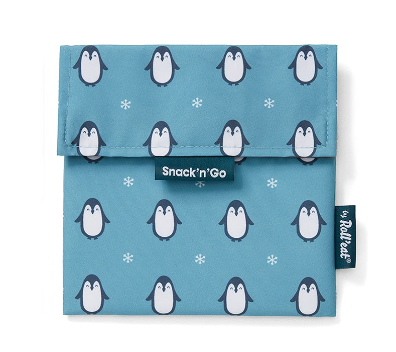 Lunchbag Riutilizzabile Snack'n'Go Penguin - Roll'Eat - La Sibilla