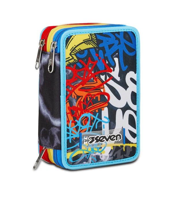 Astuccio Scuola 3 zip Mark on Boy - Seven - La Sibilla