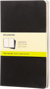 Set da 3 quaderni Cahier Pagina Bianca Large Nero Moleskine - La Sibilla