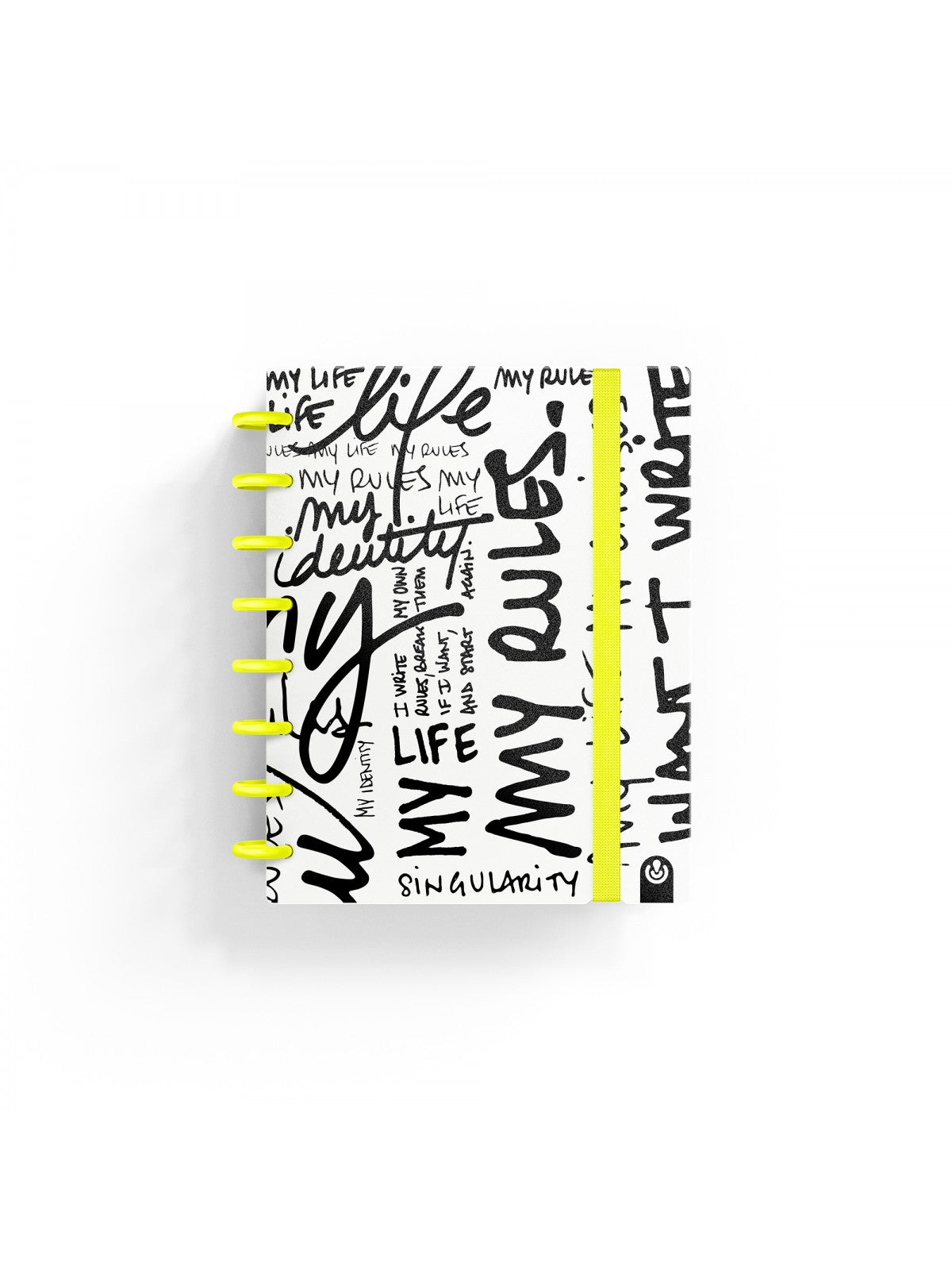 Notebook Ingeniox A5 Grid My Life Yellow - La Sibilla