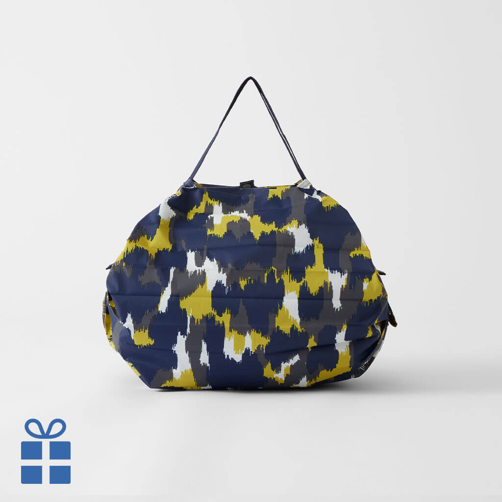 Shopper pieghevole BlueGreen varie dimensioni - Shupatto - La Sibilla