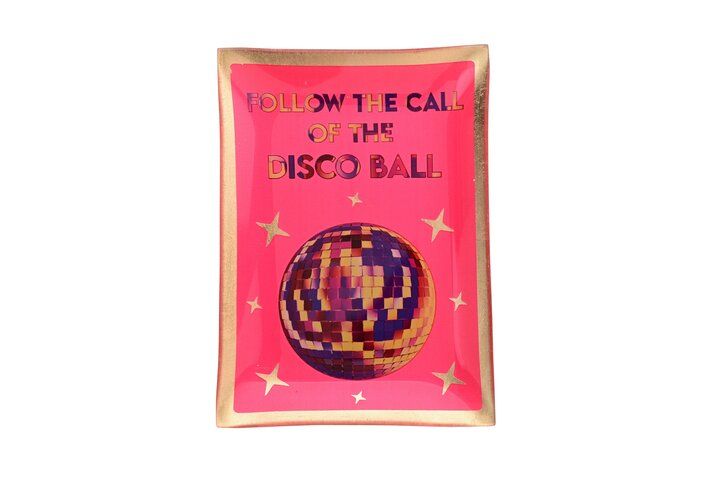 Piatto in vetro Disco Ball Gift Company - La Sibilla