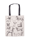 Shopper in cotone Cani - Artebene - La Sibilla