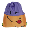 Zaino Sacchetto Coulisse Smileyworld Viola/Arancio - La Sibilla