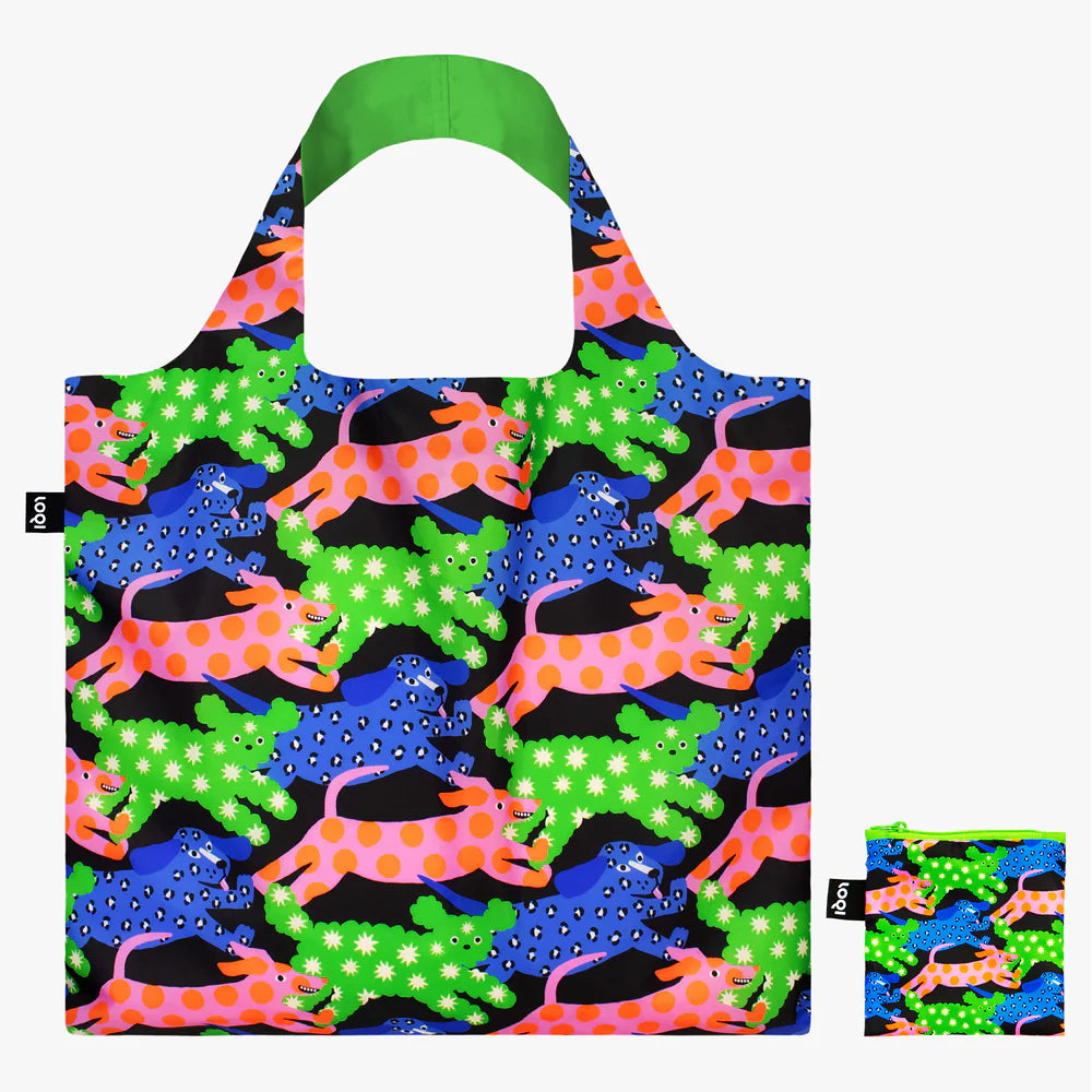 Shopper pieghevole Glitter Power Dogs LOQI - La Sibilla