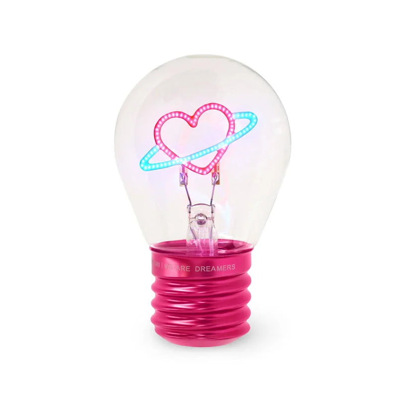 Lampada da Tavolo a Forma di Lampadina Bulb Fiction Heart - Legami - La Sibilla