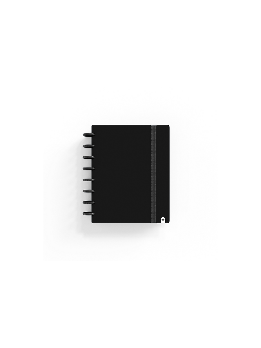 Notebook Ingeniox A5 Gridded Black - La Sibilla