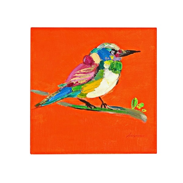 Quadretto Bird Orange Vondervoss - La Sibilla