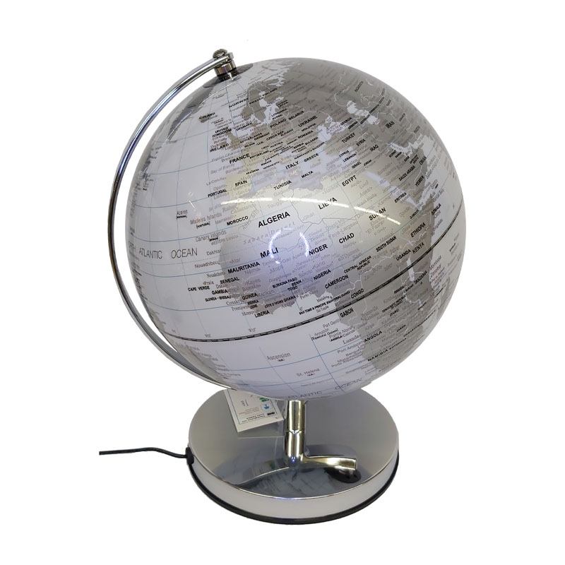 Mappamondo Led TERRA LIGHT WHITE - Troika Globes - La Sibilla