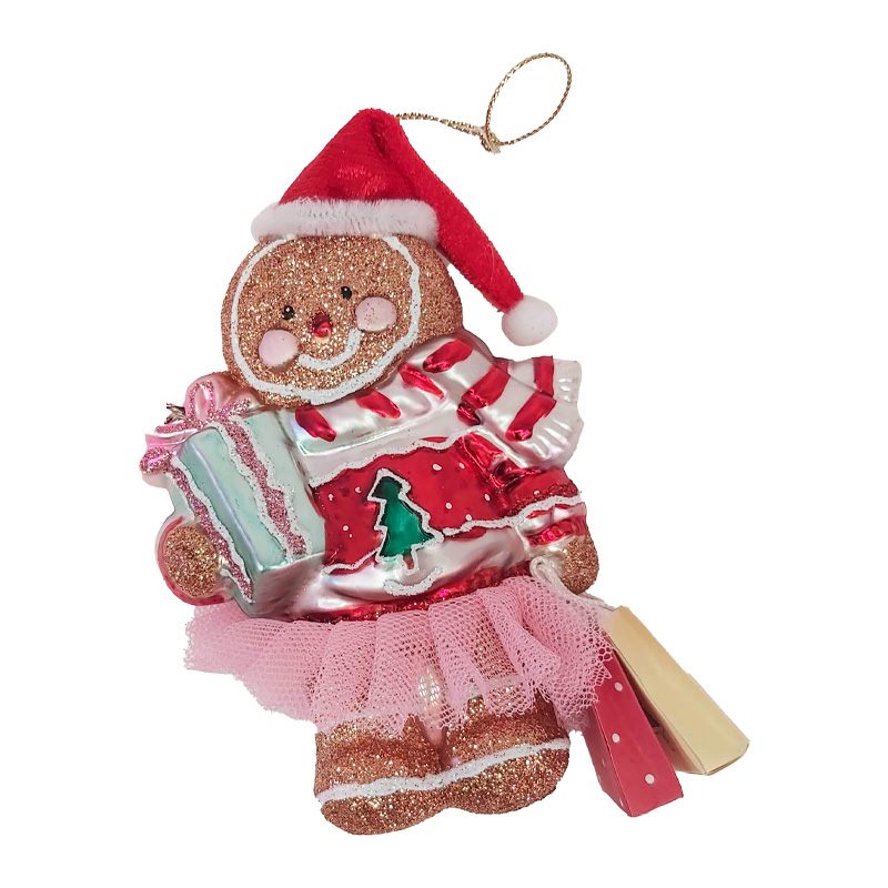 Decorazione per Albero di Natale vetro Lady Marzipan - La Sibilla