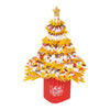 Biglietto pop up Florever by Origamo - Xmas Tree Gold - La Sibilla