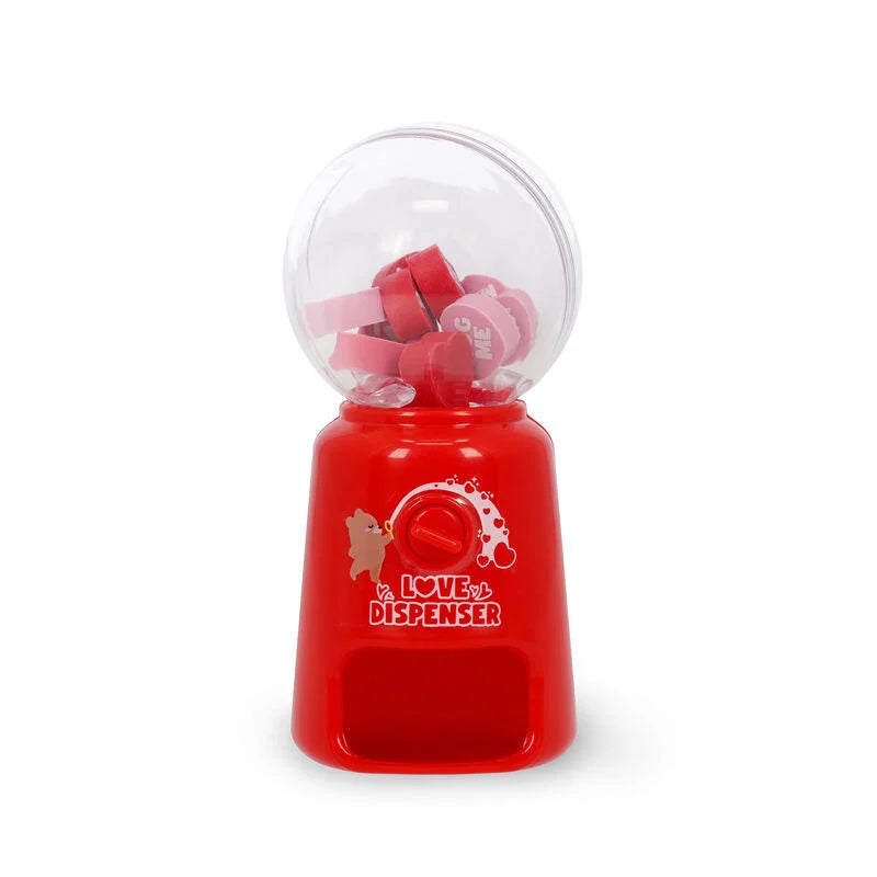 Mini distributore gomme da cancellare Hearts - Legami - La Sibilla